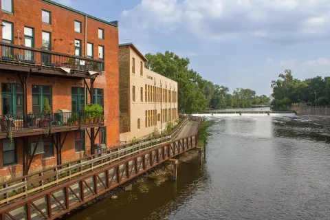 Lansing River Trail in Old Town Lansing